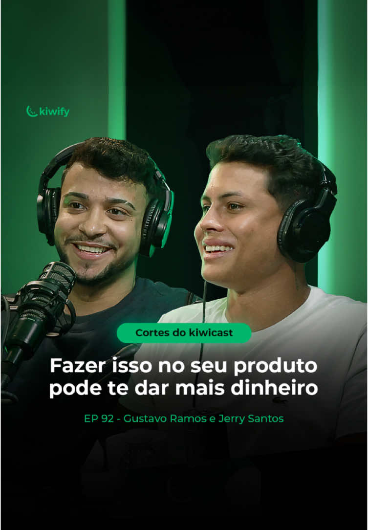 Quer uma técnica que pode aumentar as suas vendas se elas estiverem baixando? O @gustavoramo.s e o @jerry.santos_ ensinaram pra gente lá no Kiwicast 92. O link para você ver o episódio completo está na nossa bio.