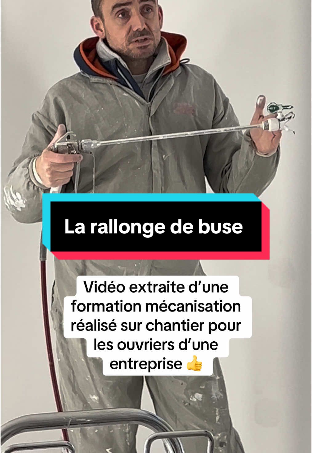 L’utilisation d’une rallonge de buse #airless #rallongedebuse#buse#pistoletapeinture#peinture#peintre #flotuto 