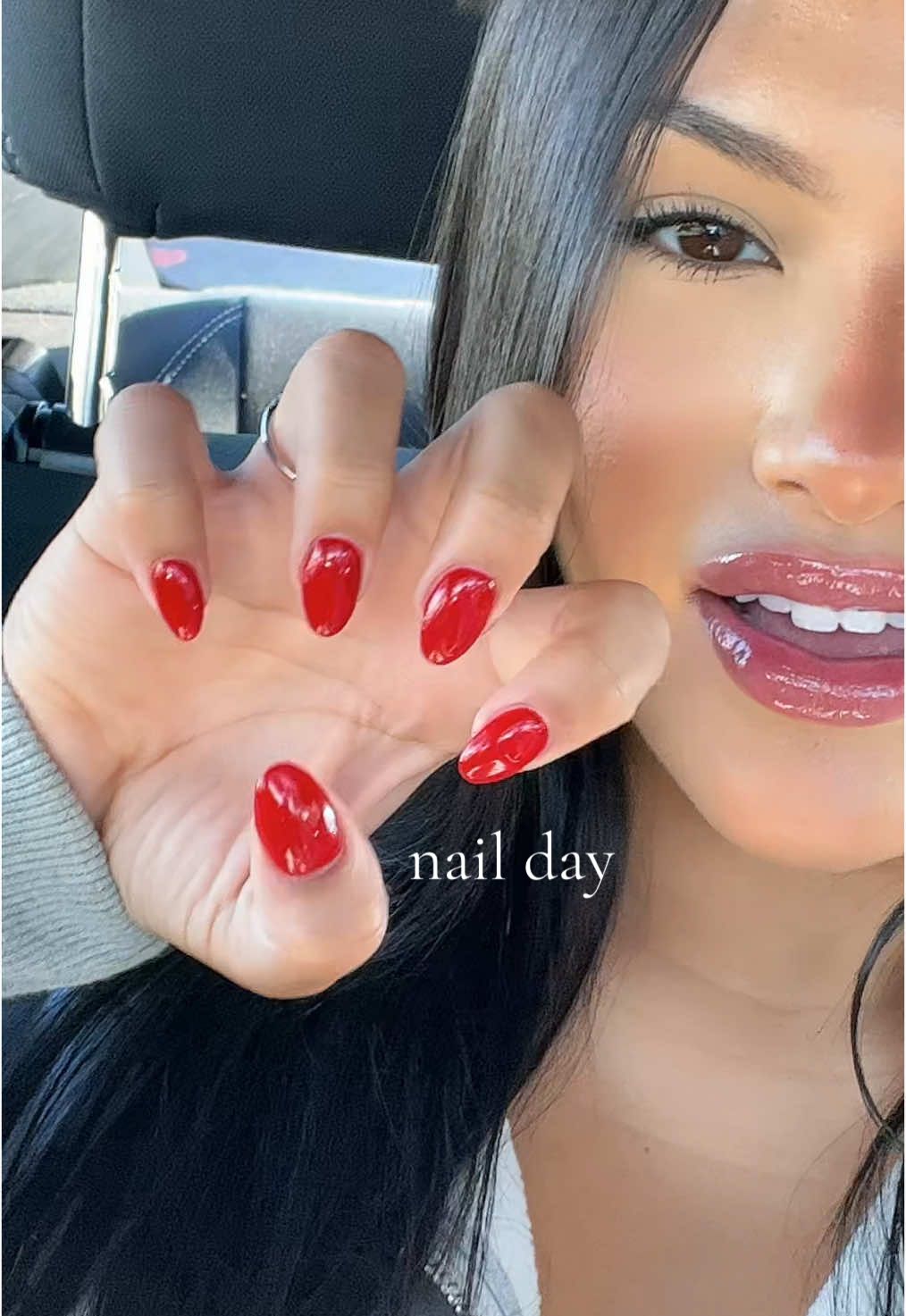 It’s nail day! 🍎❤️🍒❣️ #fyp #fypシ #nailvlog 