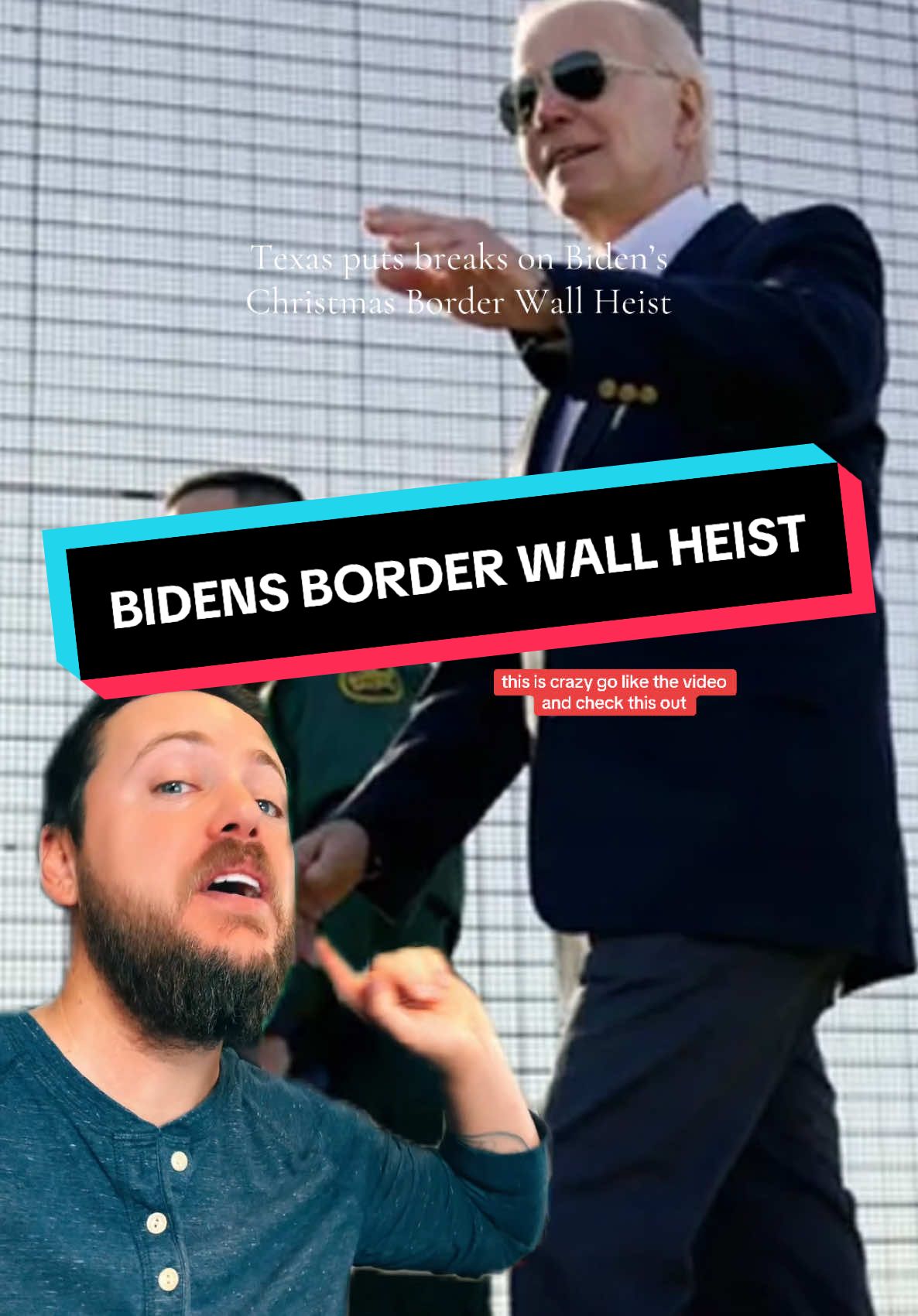 Replying to @True Crime Patrick Texas puts breaks on Biden’s Christmas Border Wall Heist. #texas #wall #trump #biden #christmas Follow the Backup: @True Crime Patrick  #breakingnews #breaking #news #update #truecrime #greenscreenvideo #greenscreen 