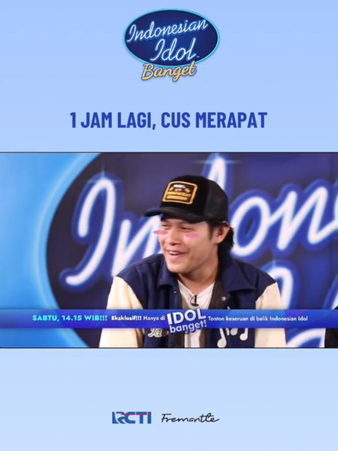 Plis bilang kalian udah siap! IDOL BANGET tayang 1 jam lagiii woii, merapaat😱✨ #IndonesianIdolXIII