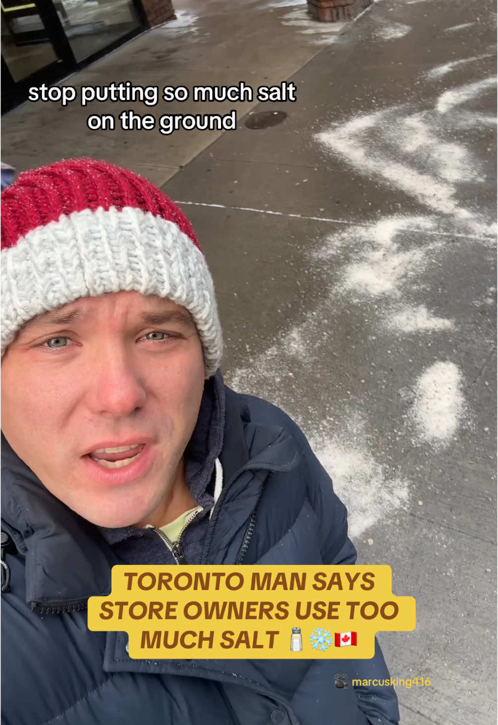 Do you think he has a point? 🤔❄️🇨🇦 Let us know your thoughts in the comments! #6ixbuzz #toronto #torontotiktok #fyp