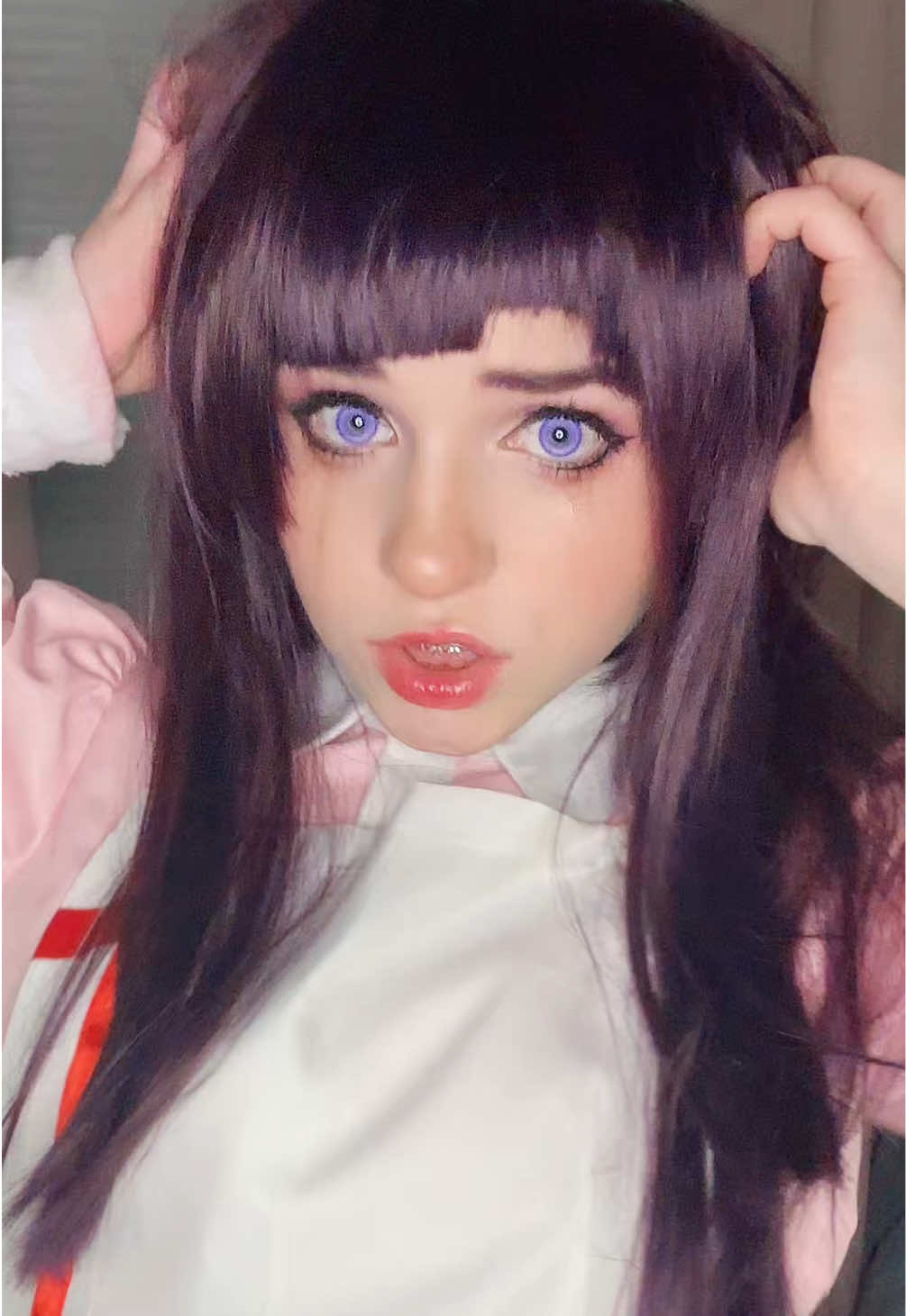 WHY WAS MIKAN ALWAYS SO FREAKY also nO LAST VIDEO THIS TIME IM DONE FOR TODAY #mikantsumikicosplay #mikantsumiki #mikancosplay #danganronpav2 #danganronpav2cosplay #danganronpacosplay #danganronpa 