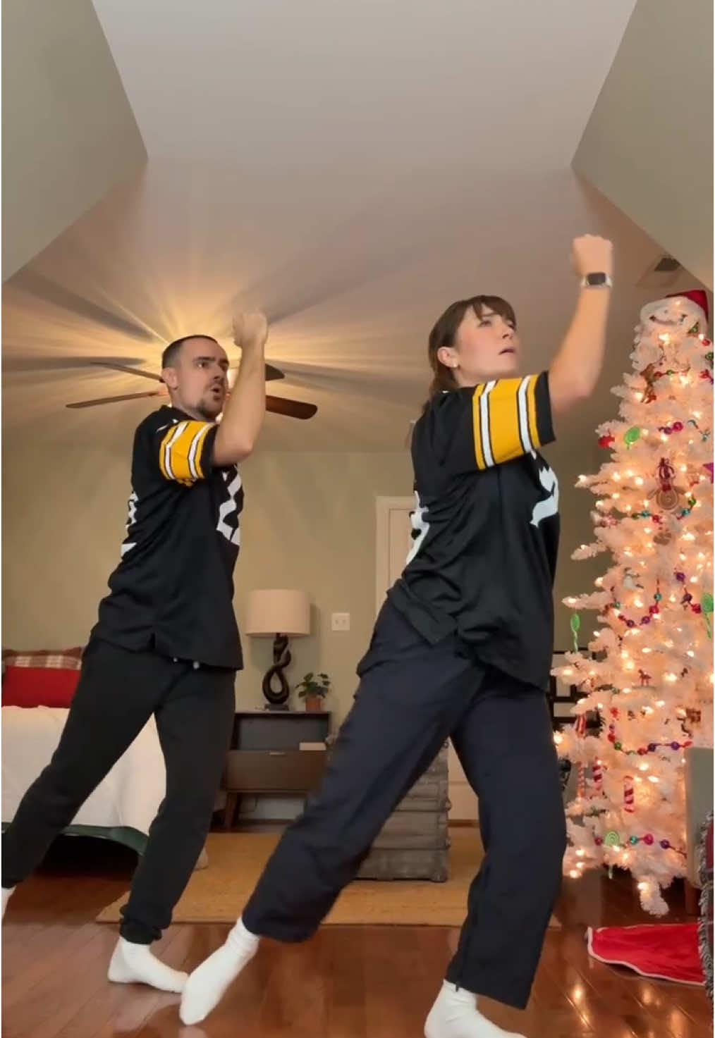 Us on Christmas day because we can watch our NFL game on @Netflix #NetflixPartner 