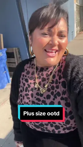 Plussize person wearing an outfit