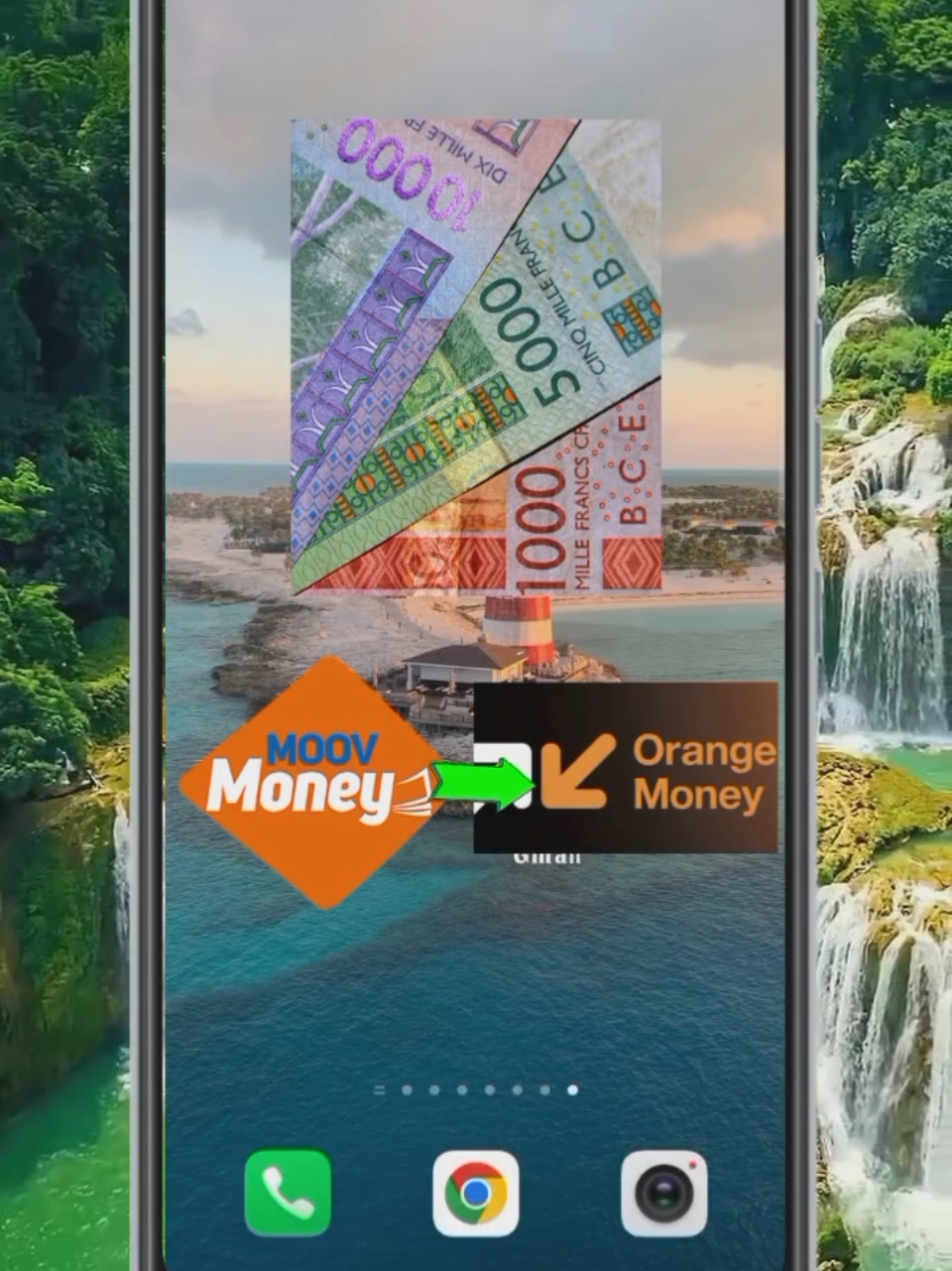 voici comment transférer de l'argent de sont compte mov money à orange money 