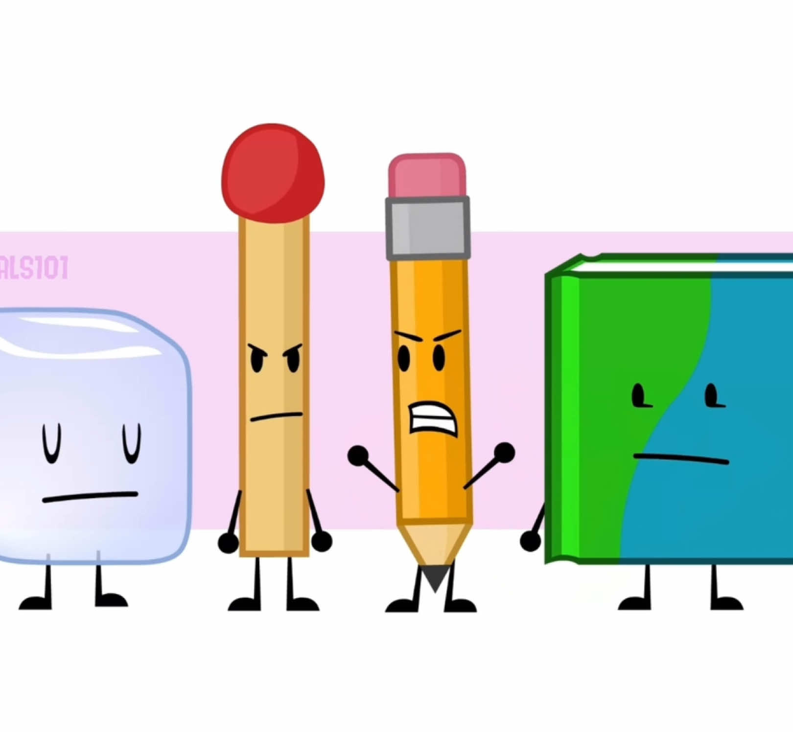 i heart the freesmarters (ill do more art requests soon! ive been busy with schoolwork this week lol) //  #animation #bfdia #bfdi #bfb #tpot #freesmart #osc #ii #objectshow #objectshowcommunity #matchil #art