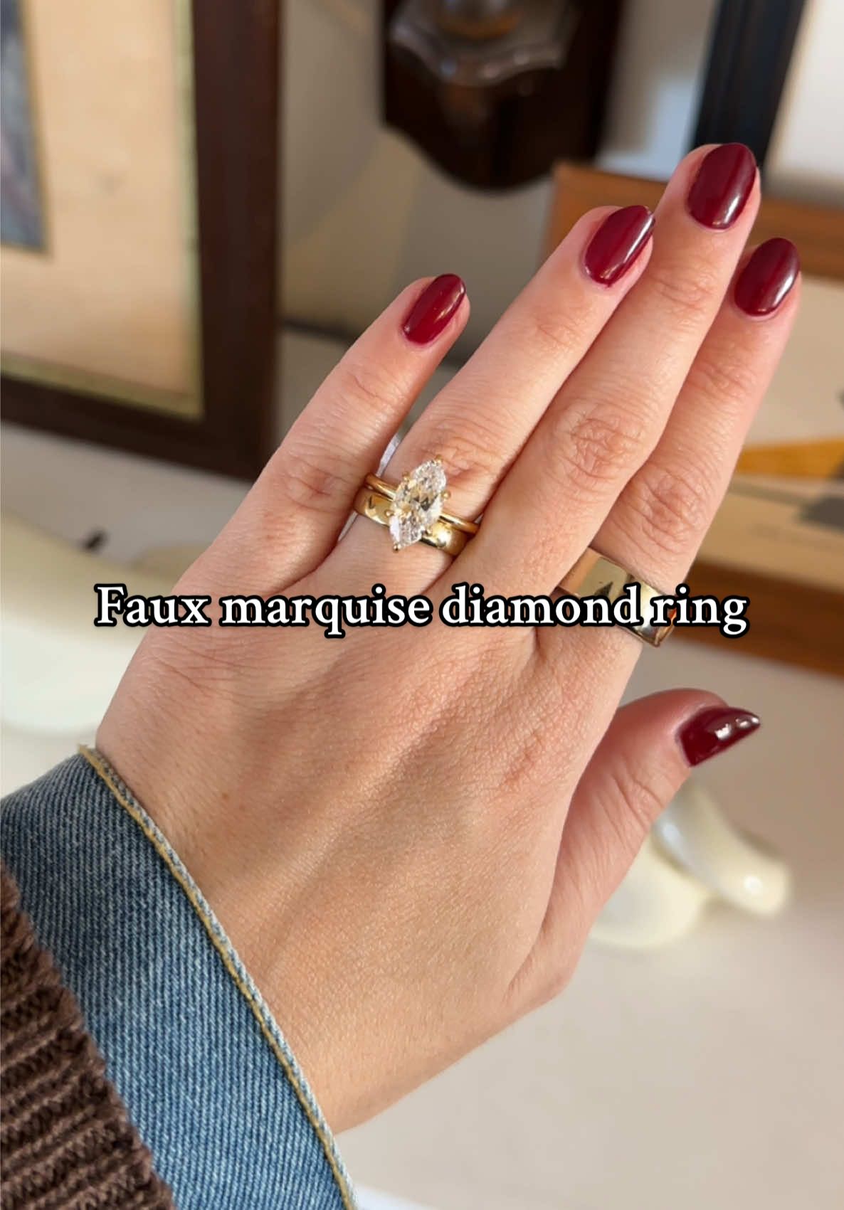 Actually shocked!! 🤯 10/10 quality! RUN to buy this GORG ring! 😍 under “recent orders” in my sf 🫶🏼 #amazonfashion #amazonfashionfinds #amazonjewelry #amazonjewelryfinds #amazongoldjewelry #goldjewelry #jewelryfinds #engagementring #marquisediamond 