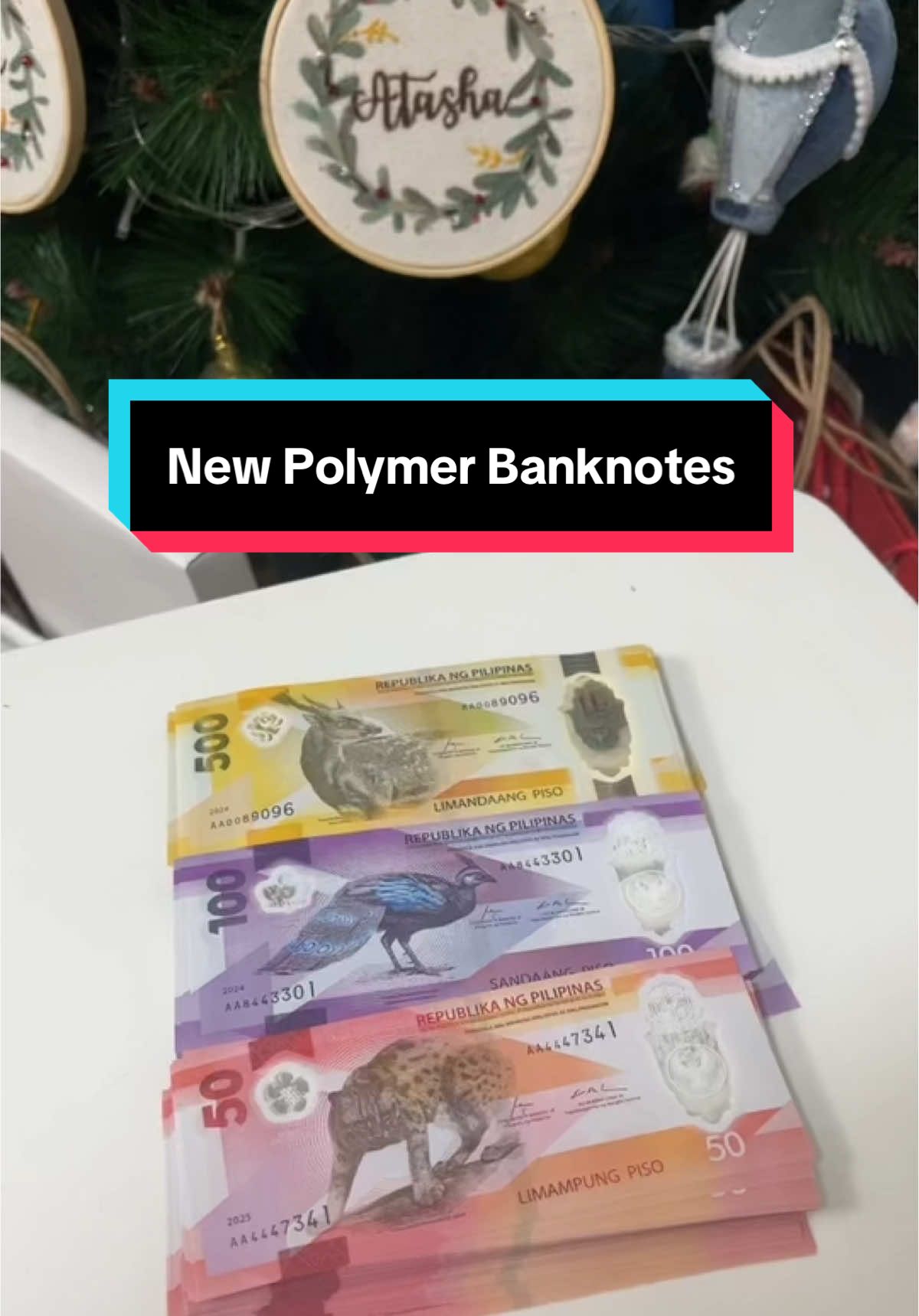 Bangko Sentral ng Pilipinas unveiled the First Philippine Banknote Series.  #polymer #banknotes #bsp #viral #php #fyp #rylcfoodmart #atashatravels 