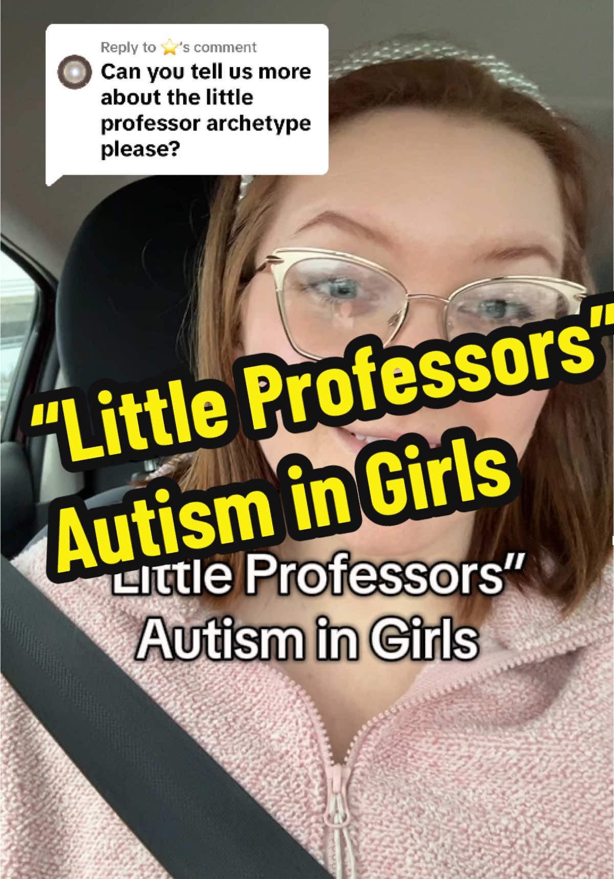 Replying to @⭐️ “Little Professors:” Autism in Girls  i am a lifelong little professor so this is very near & dear to my heart 🥺🫶