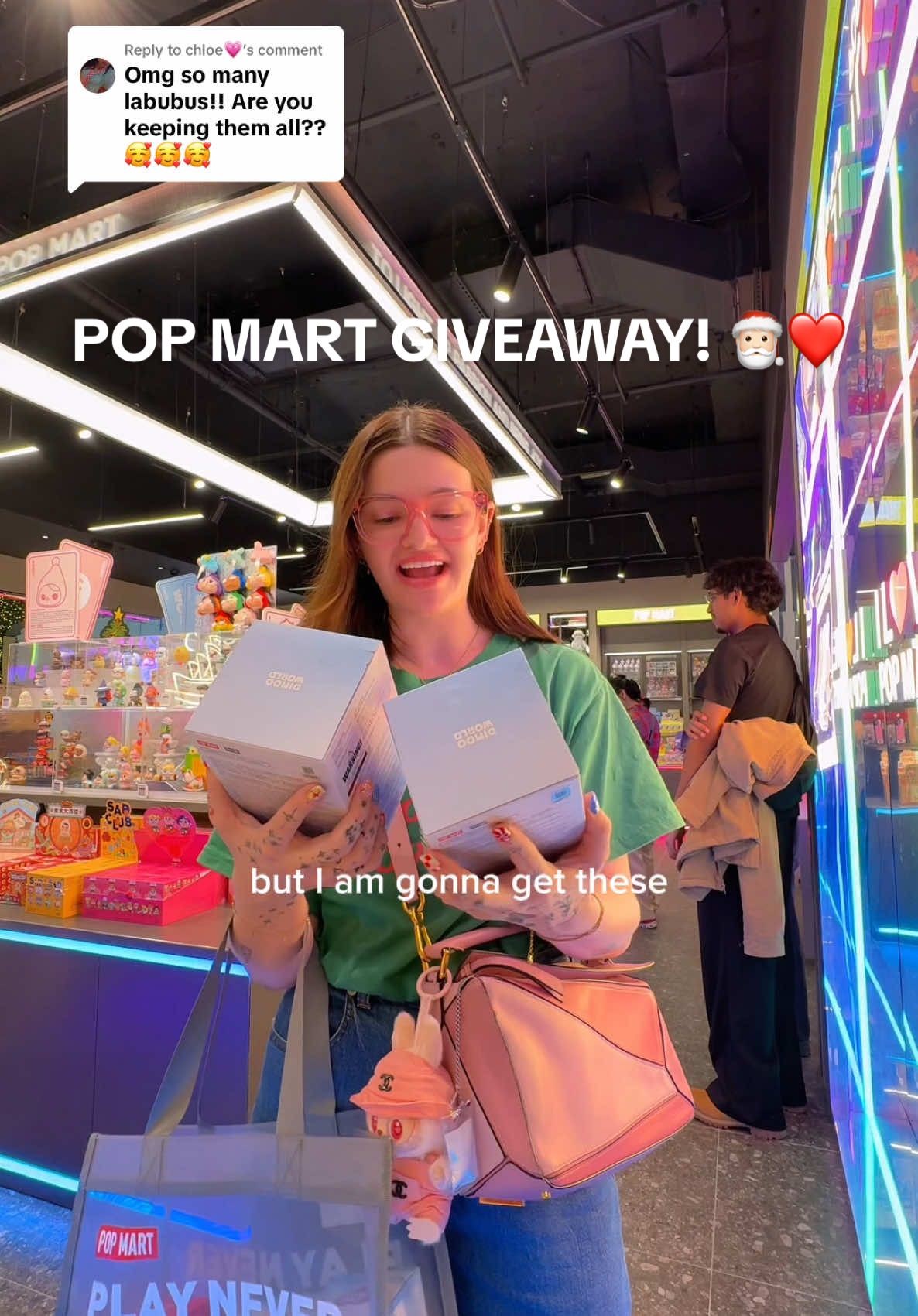 Replying to @chloe💗 It’s time for a @POP MART AU Christmas giveaway!!!!! 🎅🏻❤️🎅🏻❤️ I’ve picked out all of my @POP MART favourites for these gift packs 🫶🏻 I hope you love them!!!! All you have to do to enter is:  - Be following me on TikTok & IG (samtodd) - Like this post - Tag a friend in the comments That’s it! 🥳 The 2x winners will be announced a week from now (28.12.24) on my IG stories 🤗 GOOD LUCK!!!!! T&C’s: - Open worldwide  - This giveaway is not in affiliation with TikTok or any brands featured - Winners are chosen at random 