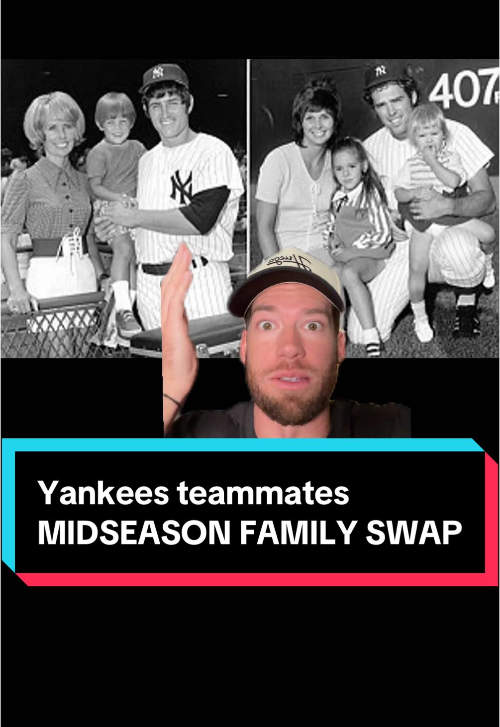 Wildest baseball story ever, Yankees teammates swapped wives AND CHILDREN midseason. Crazier than Bellinger married to Giancarlo’s ex 👀⚾️ #newyorkyankees #MLB #giancarlostanton #codybellinger #mlbhistory #yankeesbaseball #yankeestadium #yankeeshistory 