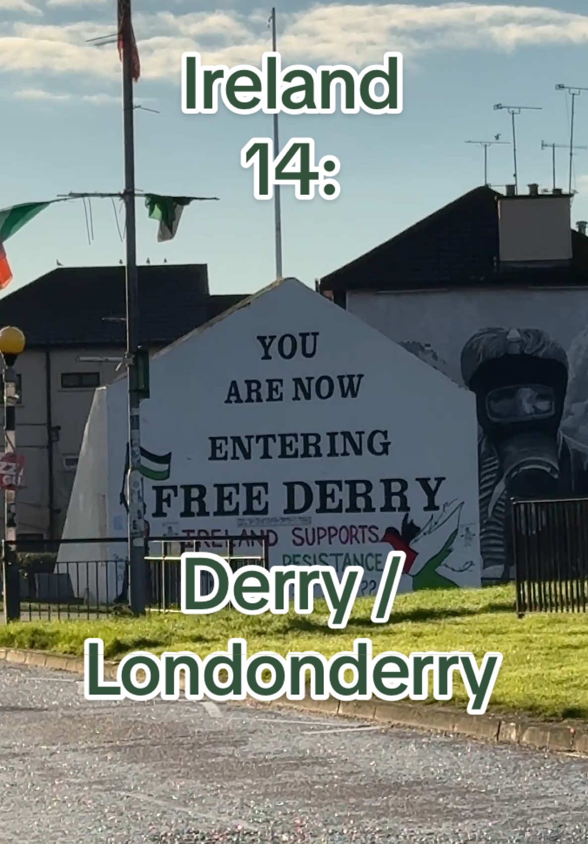 Derry / Londonderry - Ireland Part 14 Features murals and an overview of Bloody Sunday. Join me for a trip right round the island of Ireland by car by using the playlist below #ireland #irish #roadtrip #travelblog #travelvlog #solotravel  #derry #londonderry #republican #unionist #bloodysunday #northernireland #thetroubles 