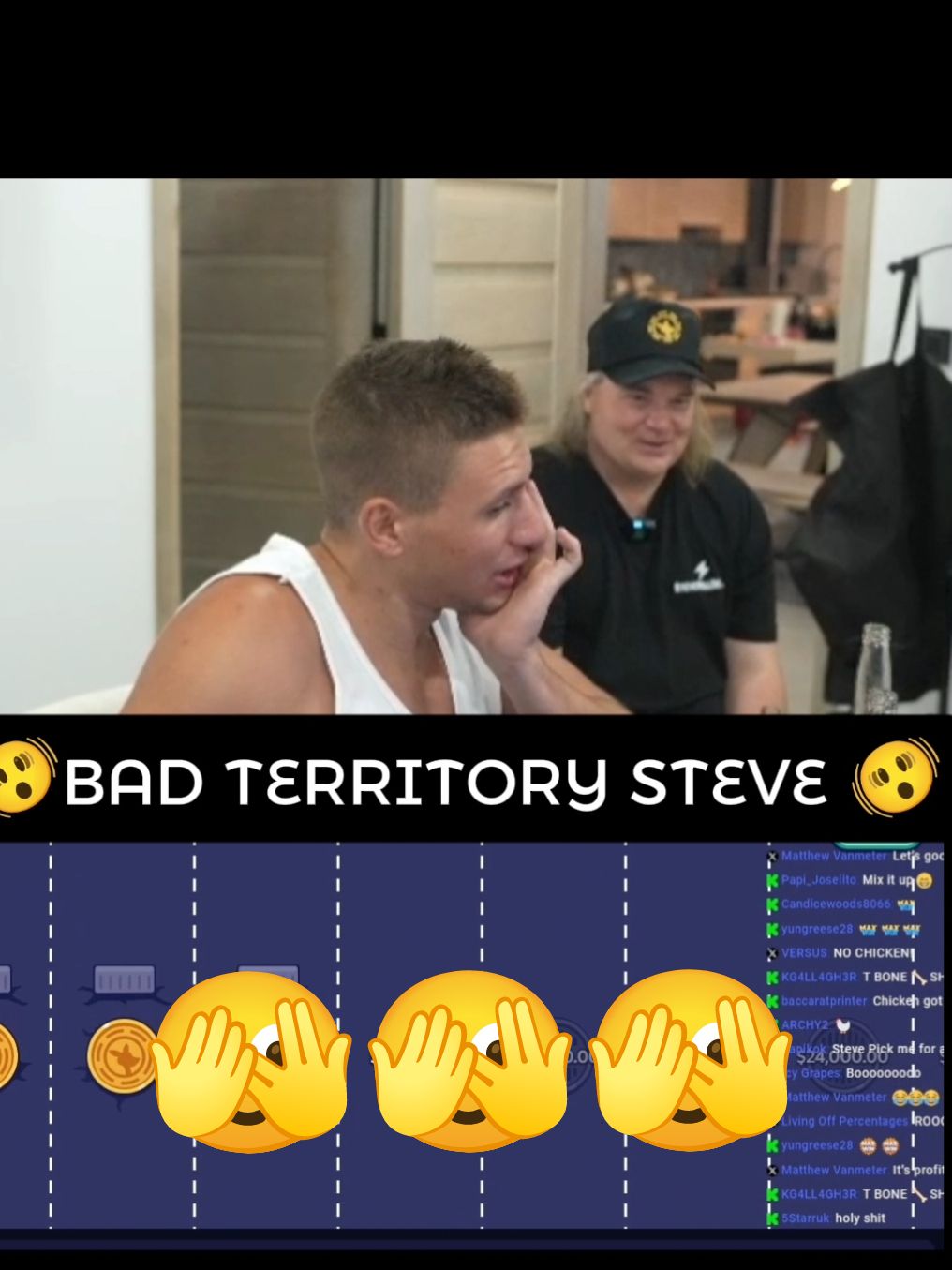 🫨🫣Bad TERRITORY Steve!! #fyp #kickstreaming #stevewilldoit #clip #clips