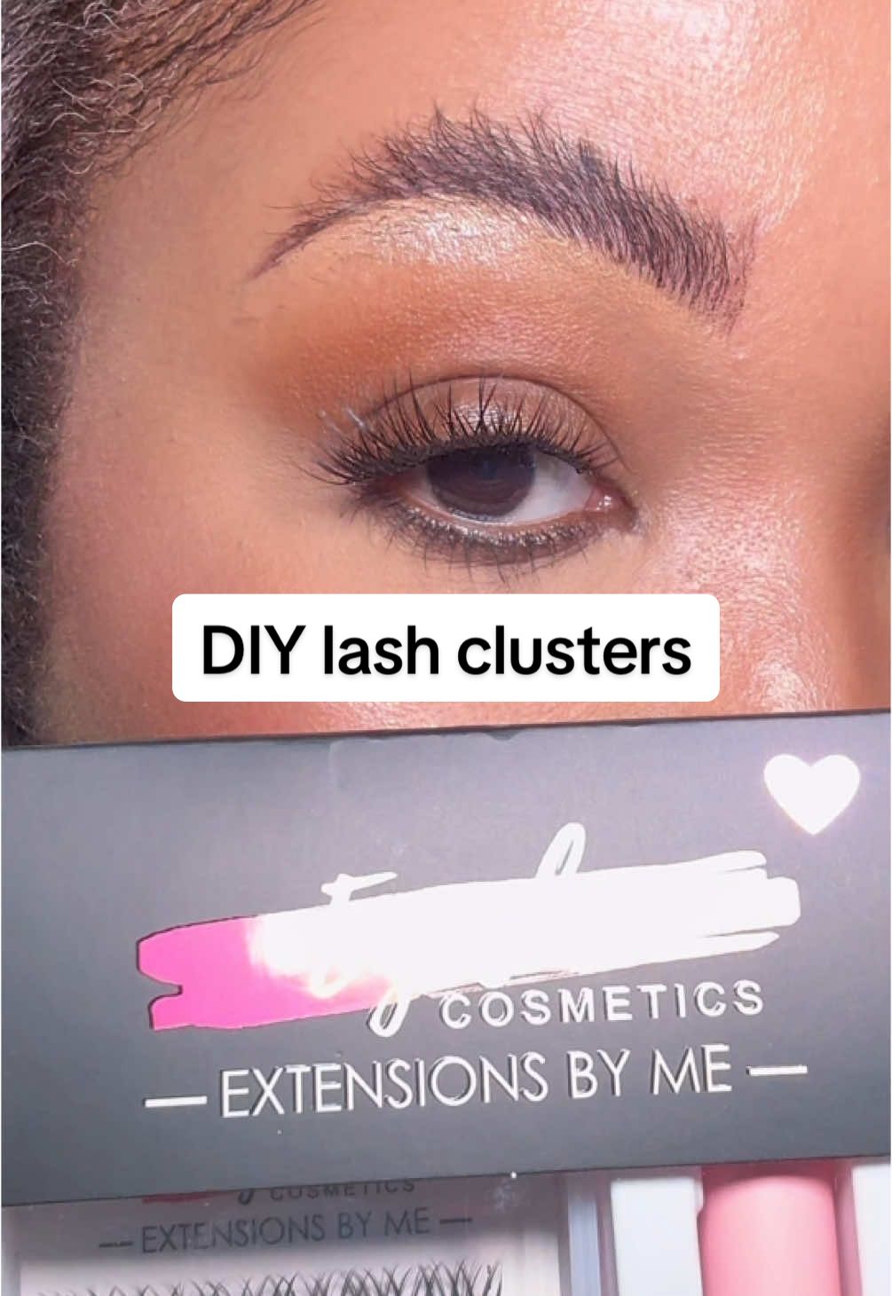 DIY lash clusters  #lashclusters #lashclustersathome #lashclusterstutorial #lashes 