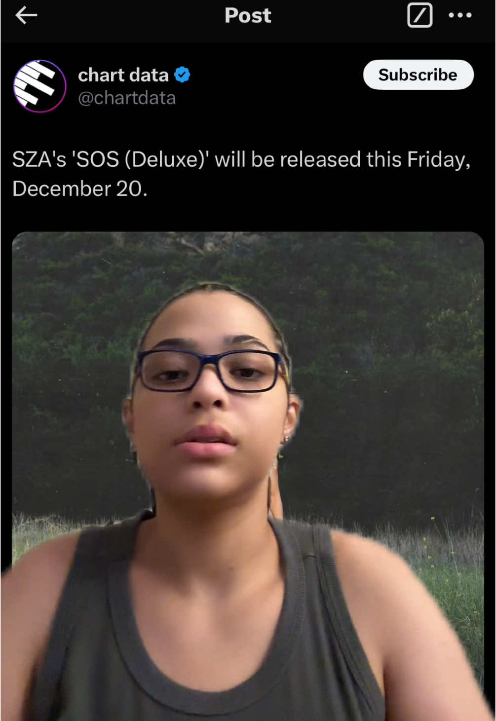 DELUXE REACTION COMING SOON ON YOUTUBE: ANASTASIA25. #greenscreen #sza #sosdelxue #music #musictiktok #musictok #rnb #rnbmusic #rnbtiktok #rnbtok #fyp #fypviral #f #fy #foryou #foryoupage #viral #popmusic #popsingers #popstar #popculture #trending #longevity #musicindustry #rnbsingers #iconic #iconicmusic #vocalists #femalevocalist #femalepopstars #popstars #musicbusiness #blowthisup #fypシ #soslana 