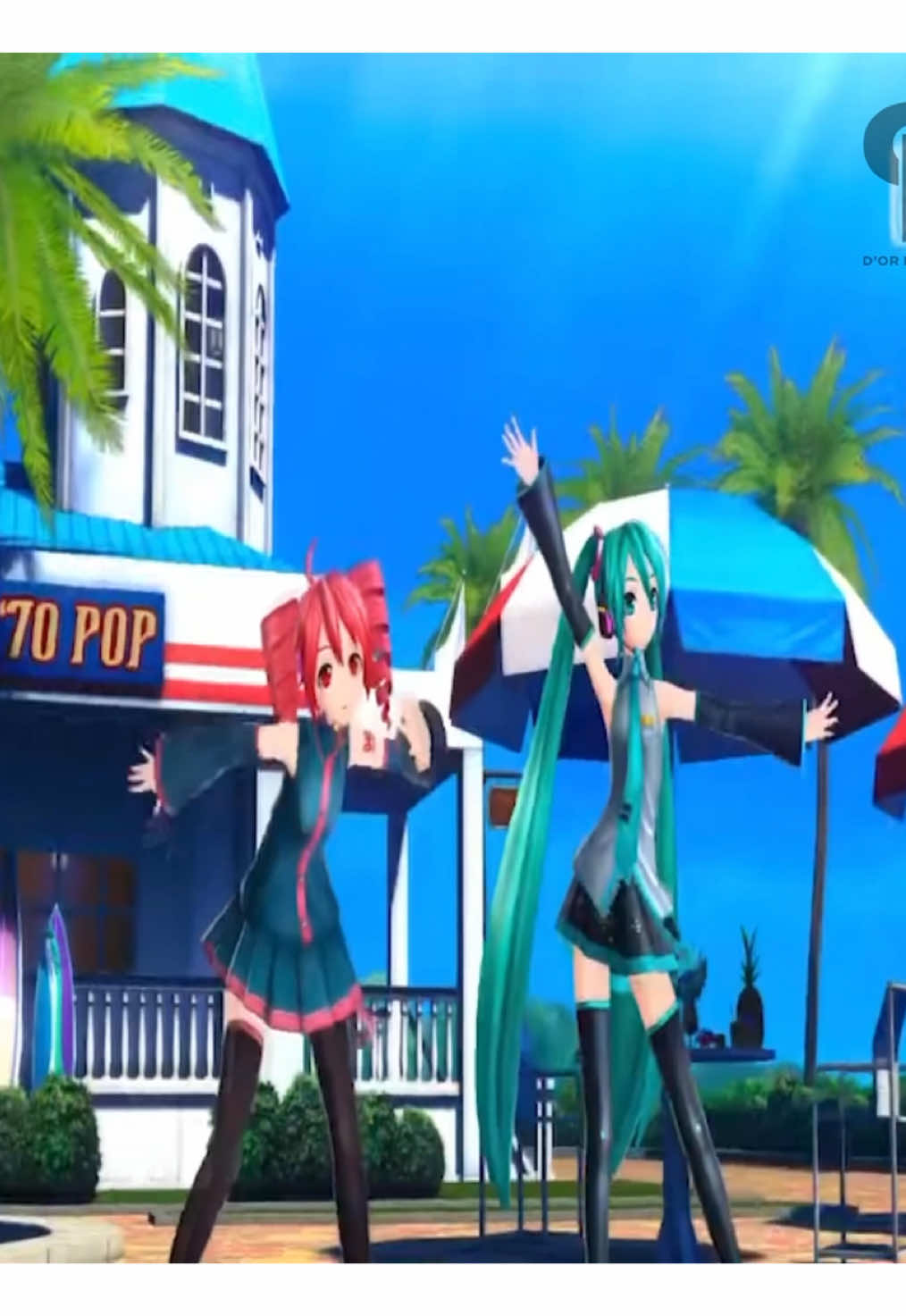 Teto & Miku danse sur Myworld de Jul #hatsunemiku #jul #miku #doretplatine #teto 