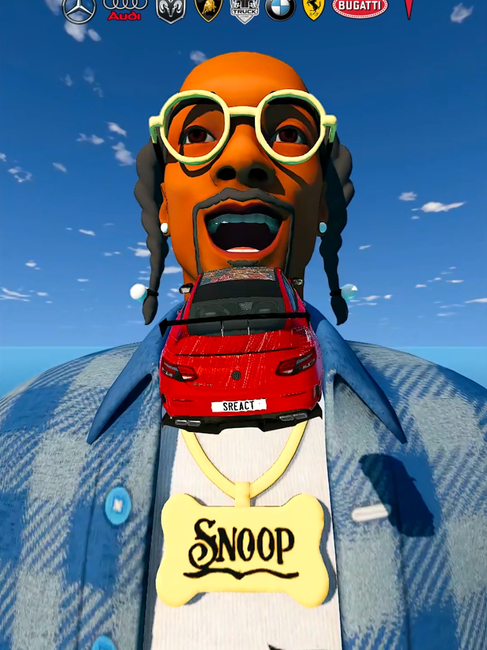 Cars Vs Snoop Dogg ❌😂 | BeamNG.Drive #beamng #beamngdrive