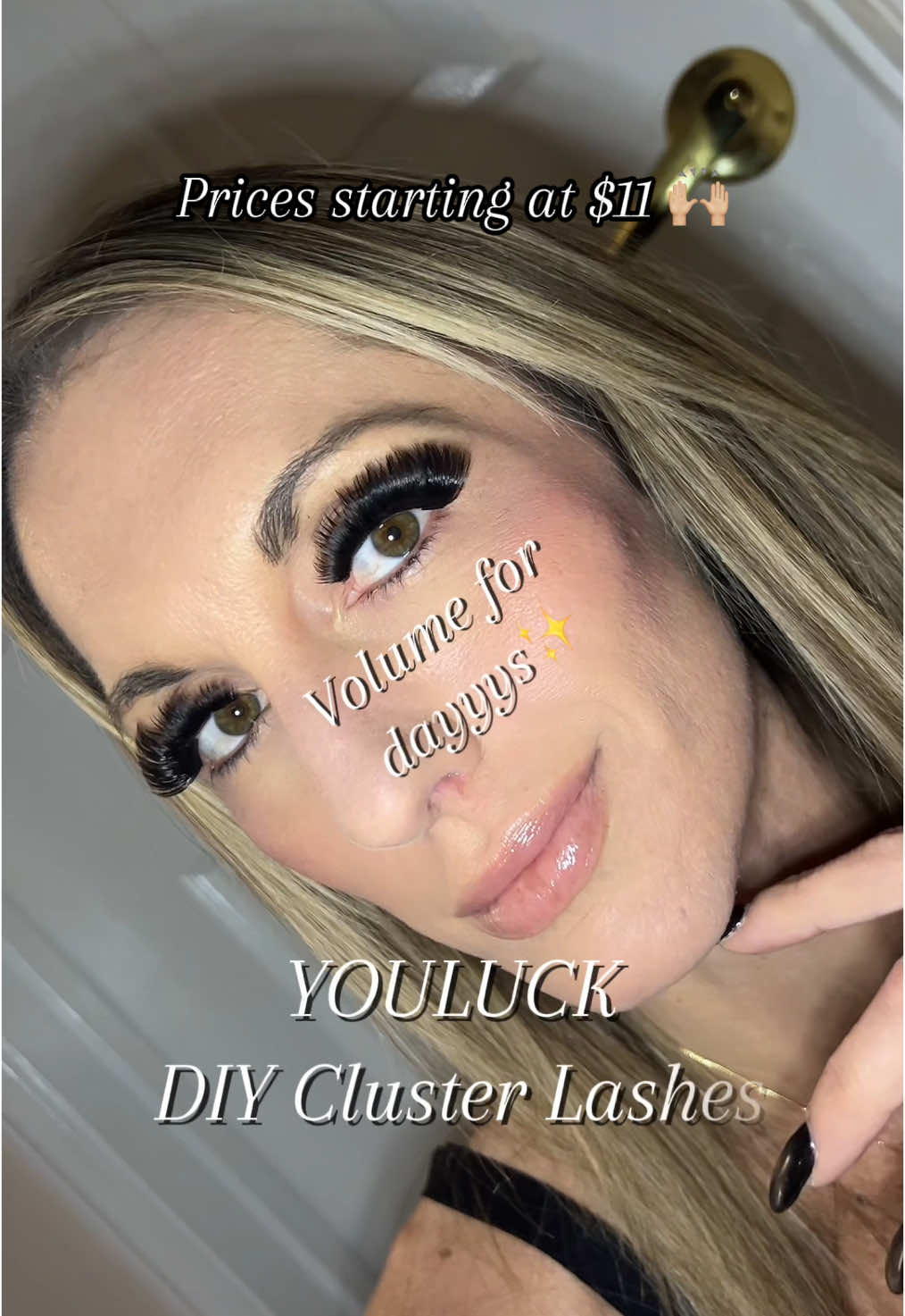 @YouLuck Beauty is having an insane #holidaysale on their #volumelashes in their #diylashextensions kit 🙌🏼 Love the versatility of this kit, endless #lashmapping possibilities 💕 #clusterlashes #lashes #lashsale #lashextensions #lashestutorial #lashesoftiktok #holidaylook #holidaymakeup #holidayhaul #lashhack #ttshopdeals #tiktokshopcybermonday #tiktokshopfind 