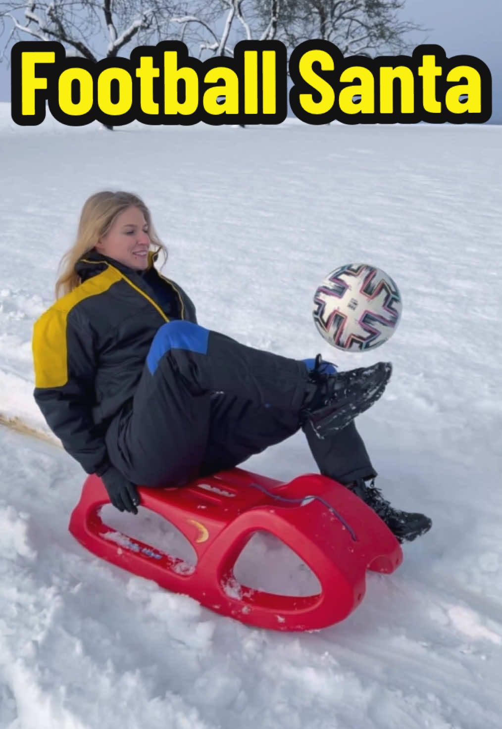 POV: you bring your football everywhere ⚽️😅❤️ #Love #football #snow #fun #skills 