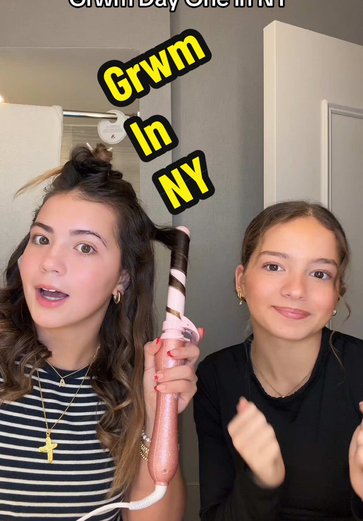 Get ready with us #grwm #firstdayinny #ny #grwmroutine #vacaygrwm @✨Ali✨ 
