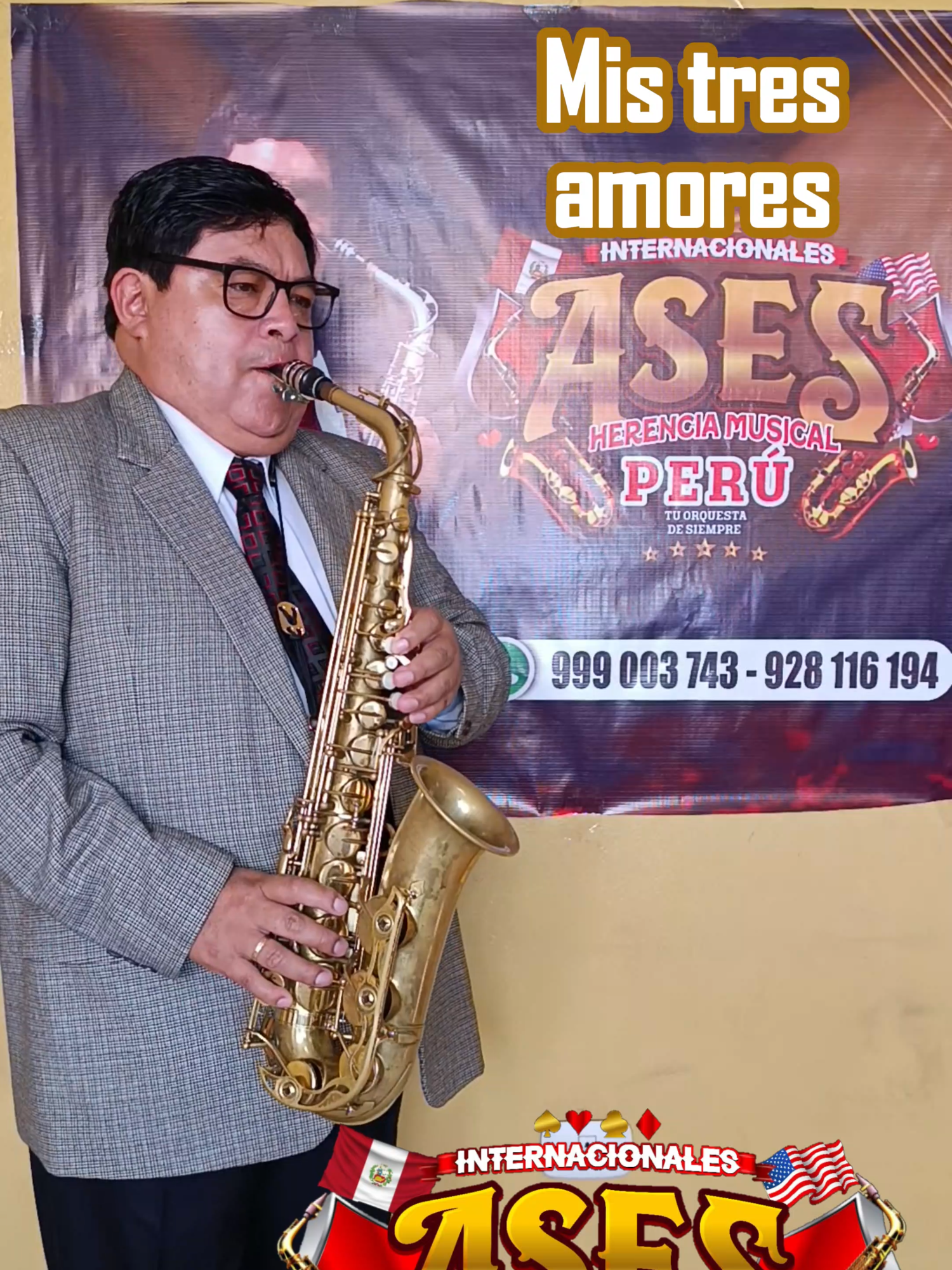 Huaylarsh Mis tres amores - Jorge Mayta Gamarra Internacionales Ases Herencia Musical Perú Contratos: 999003743 928116194 #orquesta #huancayo #huaylarsh #folclore 