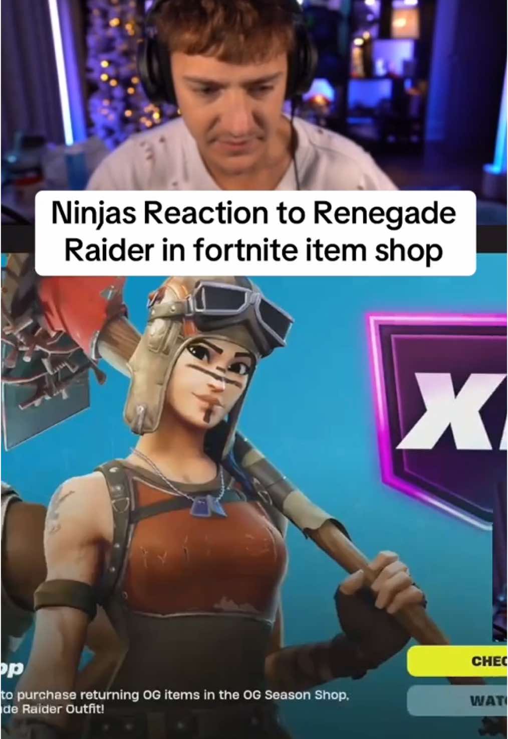 Ninjas Reacts to The Return of Renegade Raider | #ninja #rengaderaider #fortnite #ninjareaction #returnrenegaderaider #return #ninjashyper #fortniteitemshop  #fyp #tiktok #foryoupage #viralvideos #funnyvideos #newtwitchclips