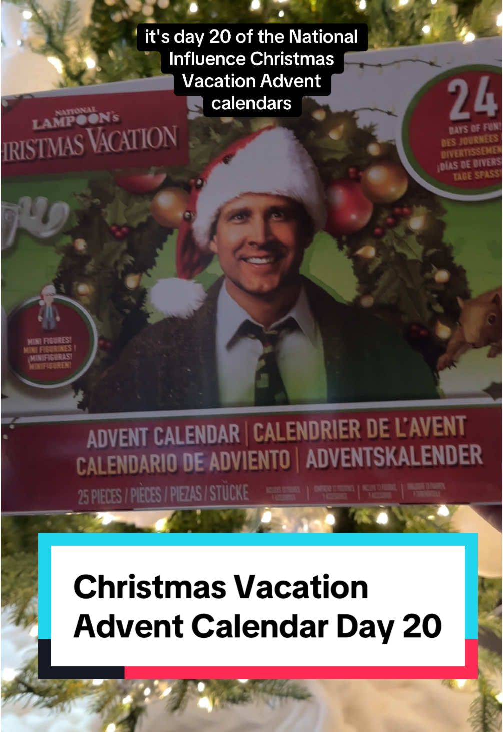 My luck has been absolute trash this week so today’s calendar totally fits that vibe😫😅! #ChristmasVacation #AdventCalendar #ChristmasCountdown #Christmas #FML 