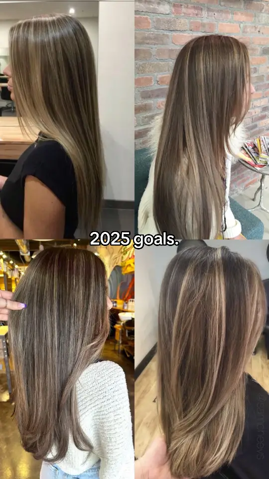 #foryoupage #fyp #highlightshair #balayagehair #balayagehighlights #silkyhair #longhair #2025 #2025goals #relatable #fypviralシ 