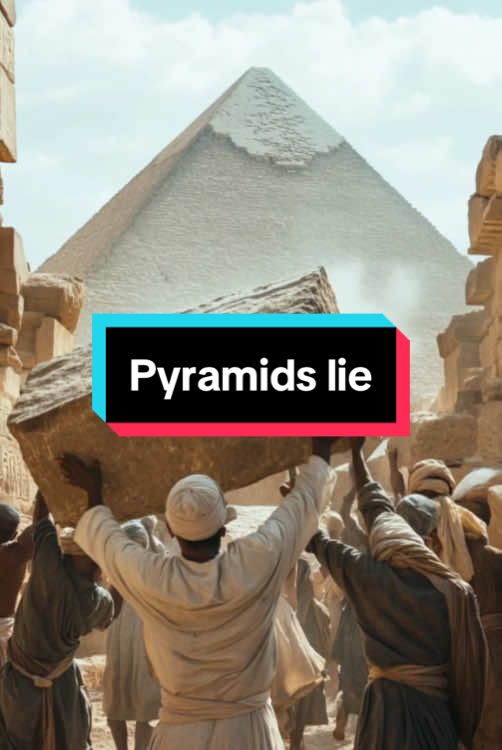 Pyramid building is a big lie 💀 #theory #pyramid #egypt 