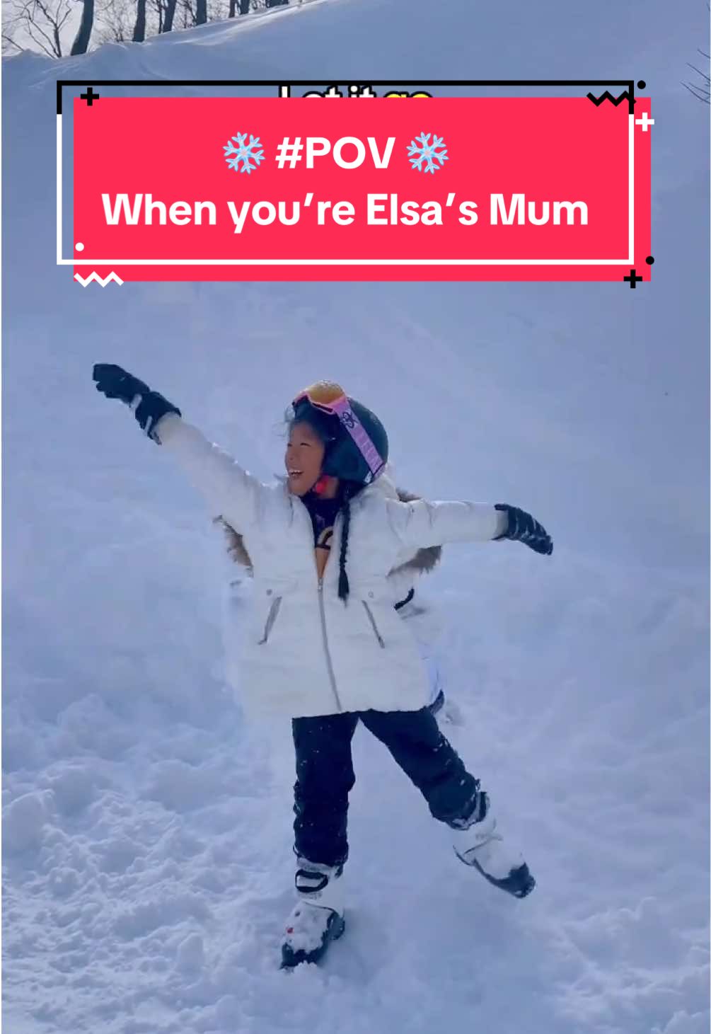 Didnt realize it could be so tiring being Elsa’s mum.. 😅 #elsa #japan #japanreels #sgtiktok #sgfamily #hakuba #travelreels #白馬 #traveltiktok #travelfun #japantravel #traveltok #sgmummy #hakubahappoone #pov #justforlaughs 