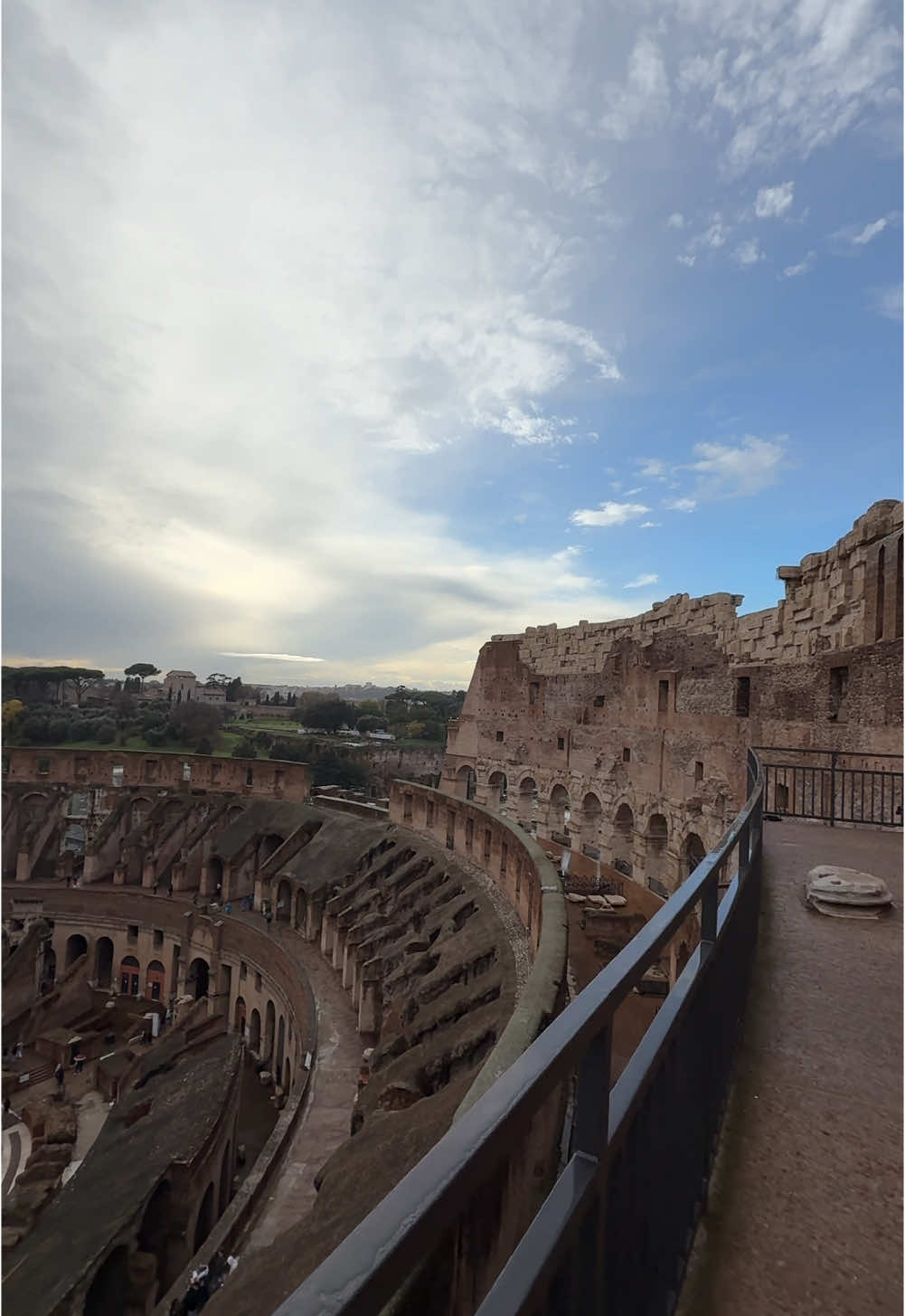 Alone at the Attico of the Colosseum 👌🏻 #italy #rome #travel 