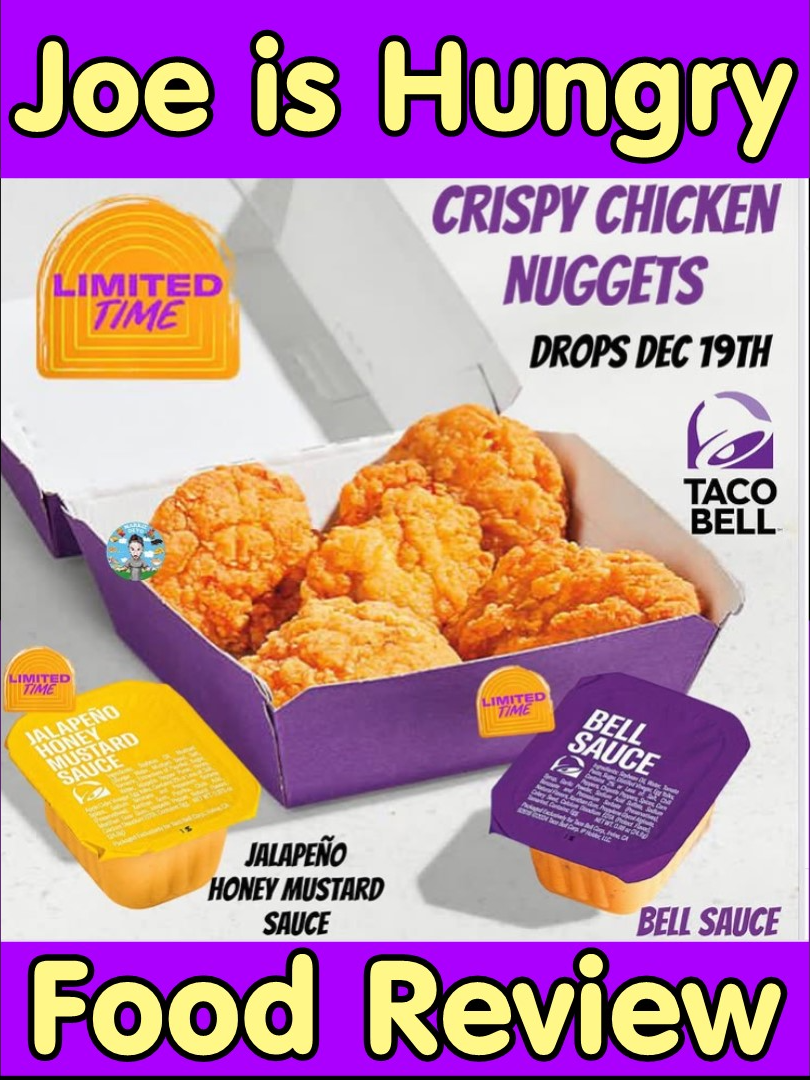 Taco Bell New Tortilla Chip-Breaded Crispy Chicken Nuggets Review * LTO * Joe is Hungry 🐔🥔🌮🔔 #fyo #fyoupage #foryou #foryoupage #foryoupageofficiall #joeishungry #fastfood #fastfoodreview #fastfood #mukbang