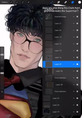 i was gonna save this video for tomorrow but… #superman #clarkkent #dccomics #dcuniverse #digitalart #art #foryou 