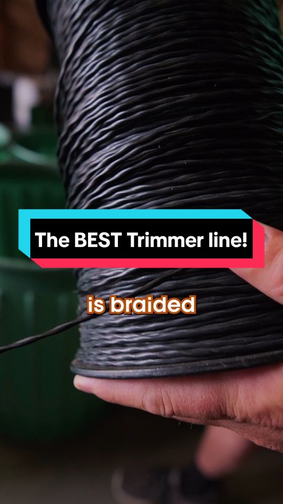 Toughest Trimmer String Ever! #lawncare #hometips #fyp #viral 