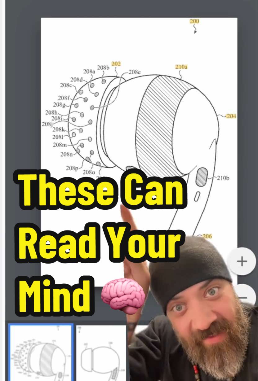 Did you know that Apple Earbuds include patents to record and monitor your brainwave activity? Are they reading our minds without consent?? #earbuds #brain #technology #consciousness #greenscreen 