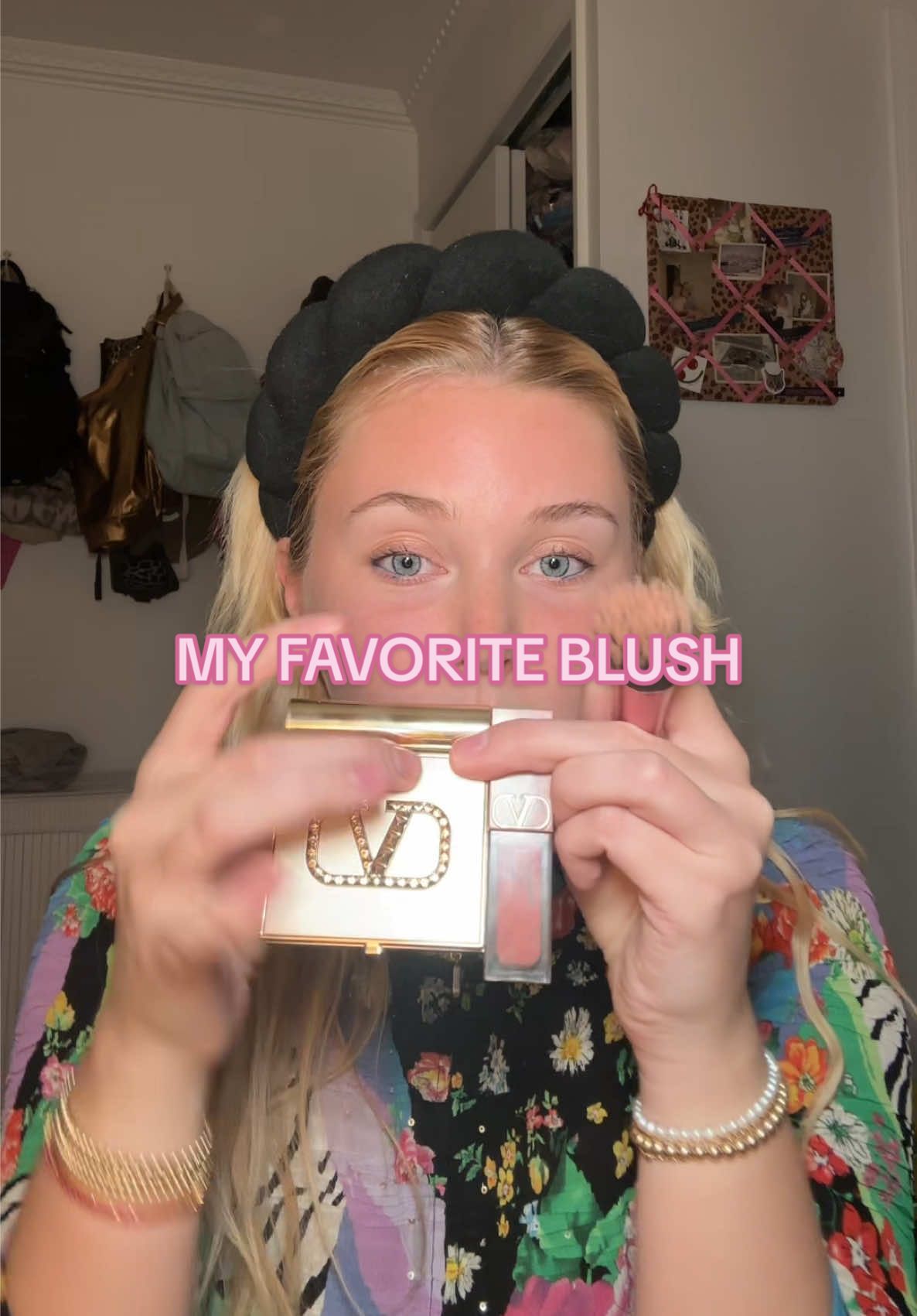 Replying to @aspen love my blush from @Valentino.Beauty yum