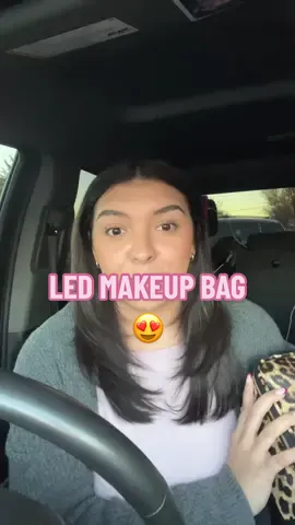 im taking this bag everywhere with me! 😍🐆 @BehaestyUS  #makeup #makeupbag #ledmakeupcase #led #makeupcase #cosmeticbag #makeupcasewithmirror #tiktokmademebuyit #tiktokshopfinds #fyp 