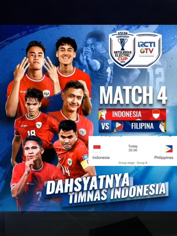 Gak Mau Tau Wajib Menang! Timnas Day Indonesia Vs Filipina,Jadwal Piala AFF/ Asean Championship Electricup Cup 20.00 live di RCTI #timnasindonesia #timnasday #rcti #affcup #indonesia #filipina 