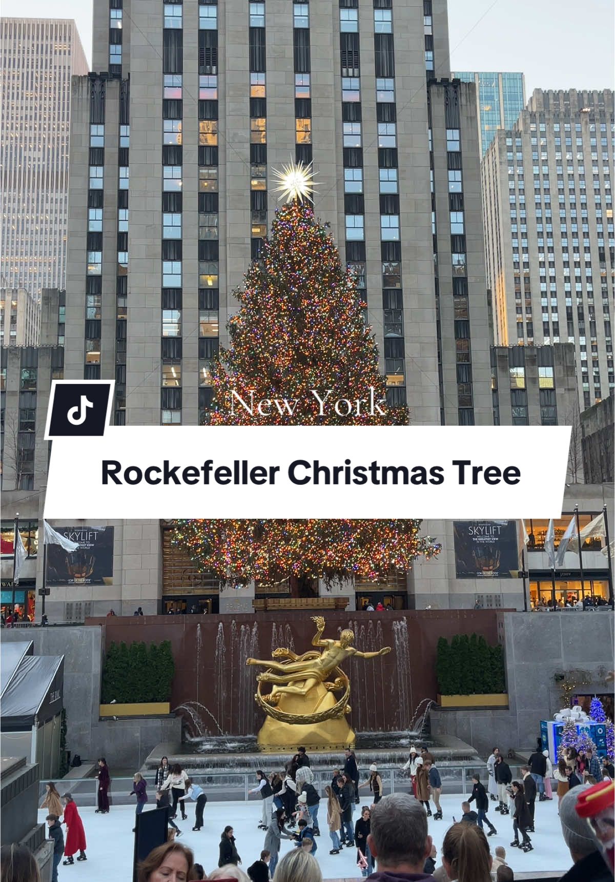 #rockefellercenter #rockefellerchristmastree #newyorkchristmas #nycchristmas #rockefellercentertree 