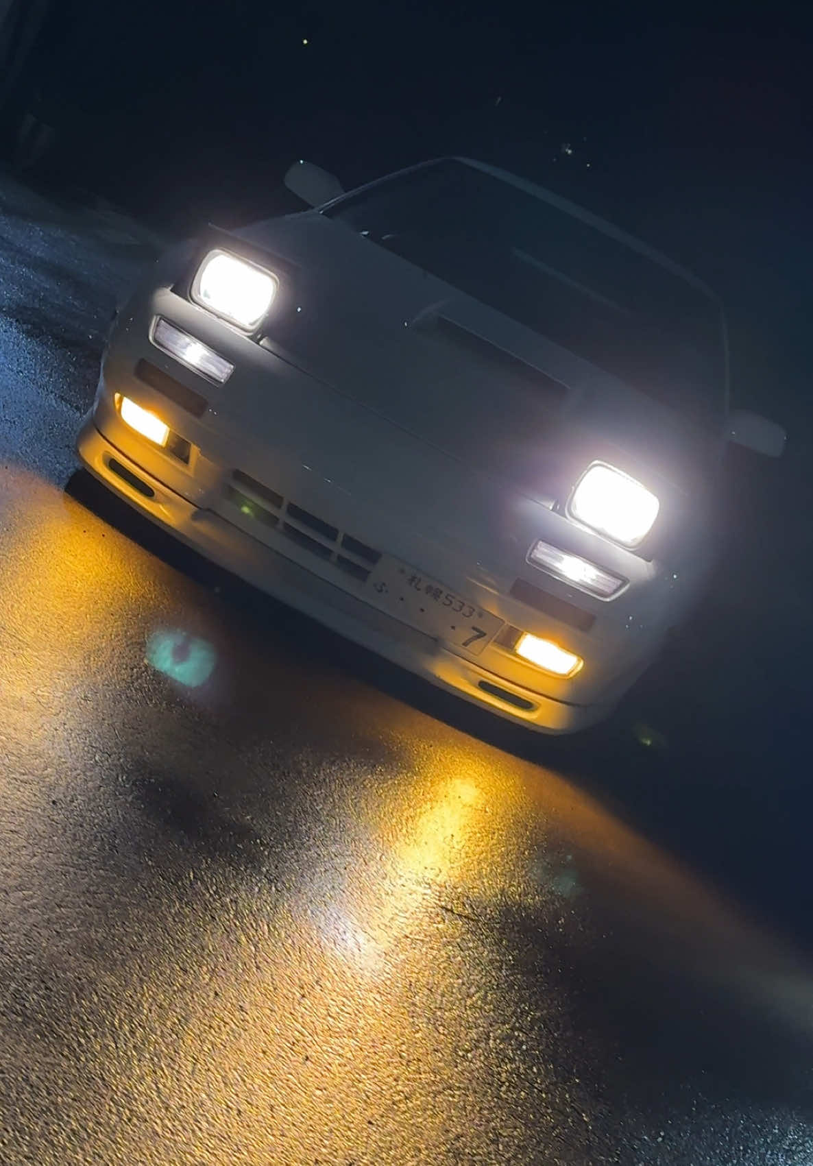 なんでリトラってこんなかっこいいの？ #RX7 #FC3S #頭文字D #車好き #車好きと繋がりたい 