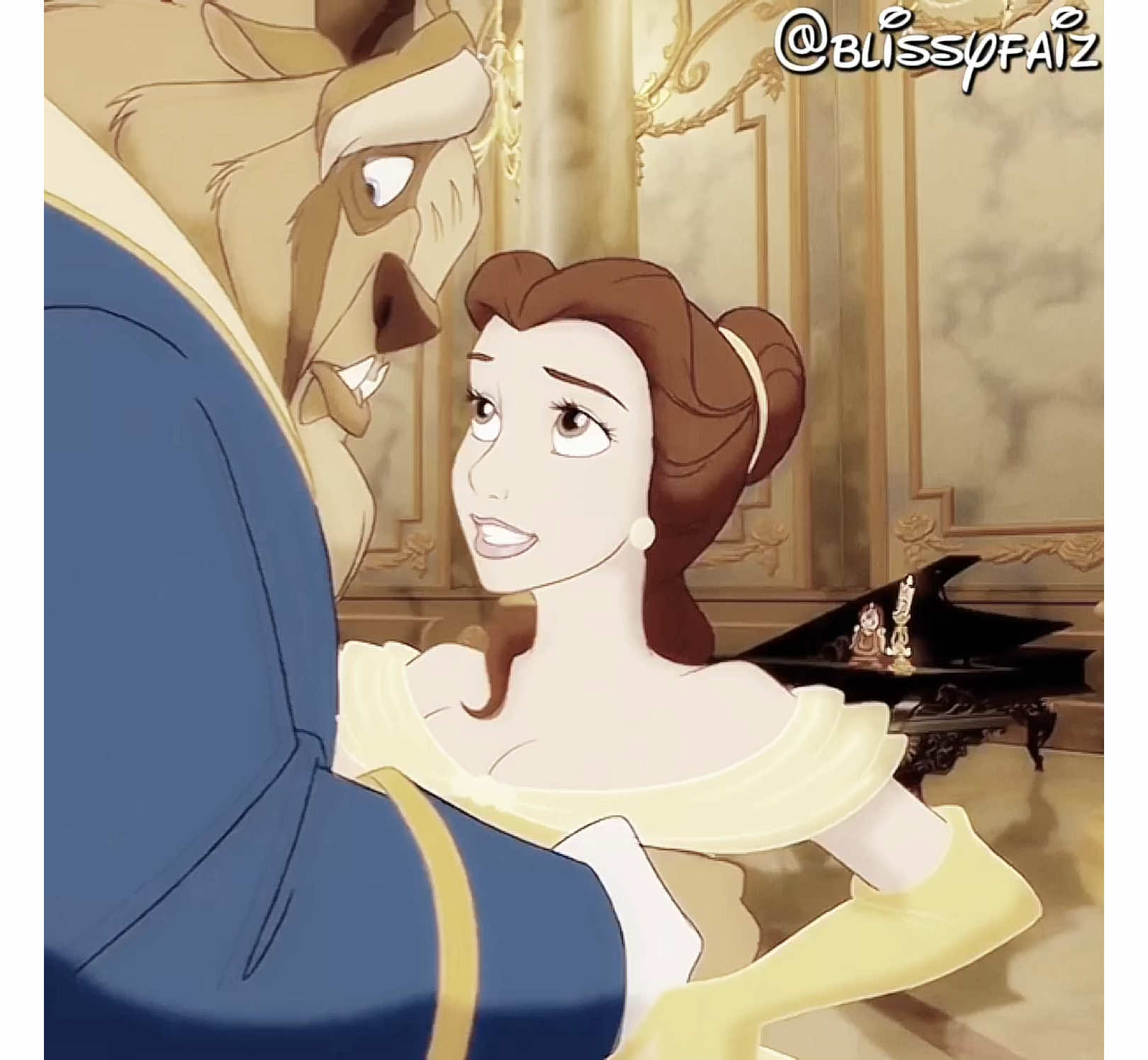 Credit to @Zerulia ✮⋆˙ 💗💗 #foryou #beautyandthebeast #belleedit #princessbelle #disneyprincess #bellandbeast #24magic #brunomars #foryoupage #blissyfaiz #fyp 