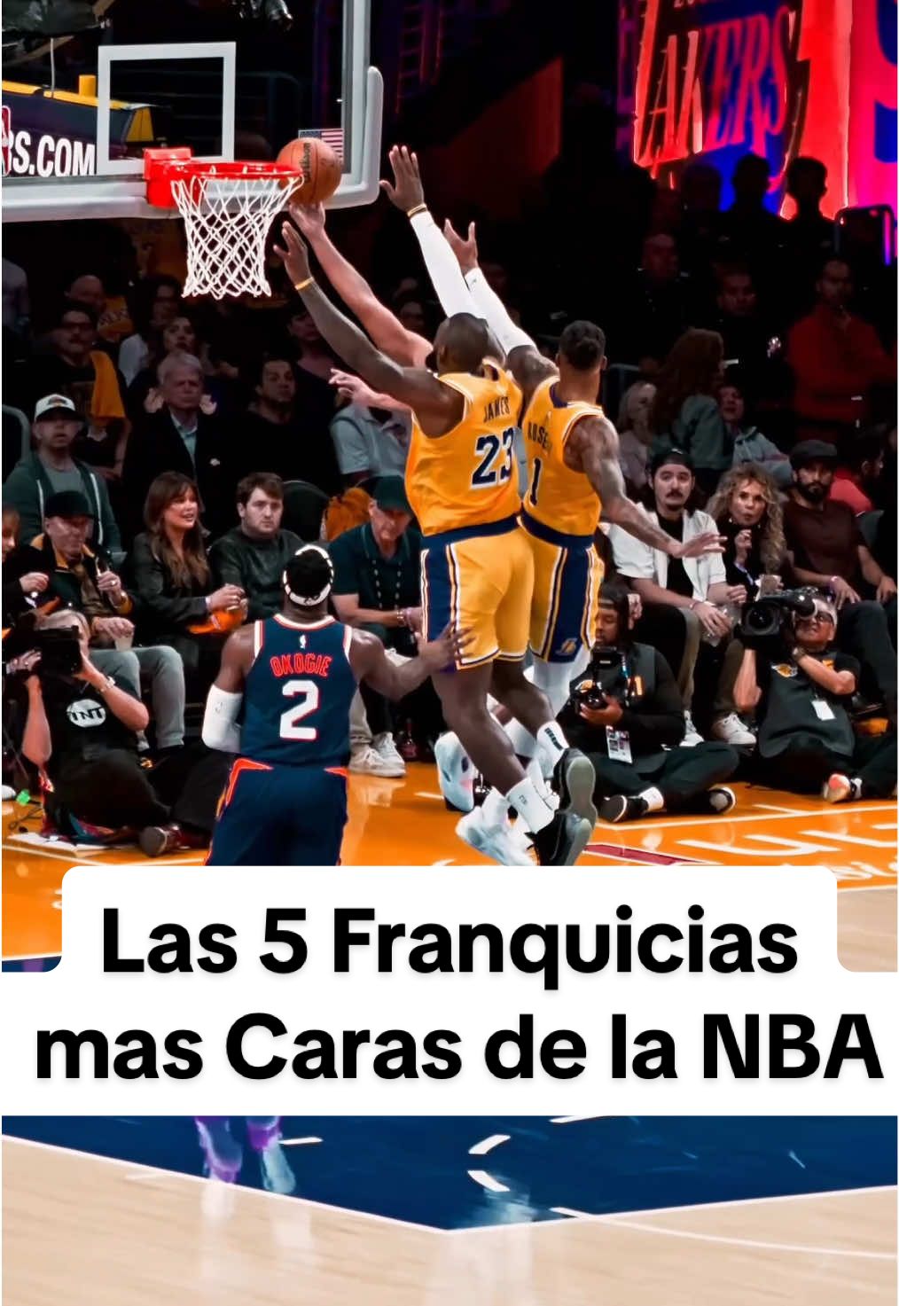 Las 5 franquicias mas caras en toda la NBA.  #basketball #baloncesto #deportes #noticias #NBA 