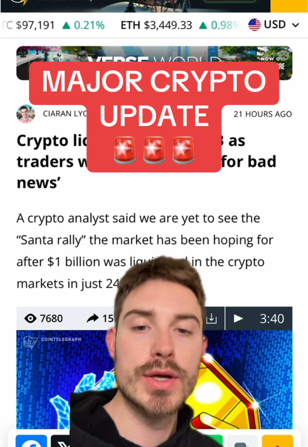 Major Crypto Update🚨🚨 #crypto #bitcoin #unitedstates #investing #cryptoinvesting #cryptonews 