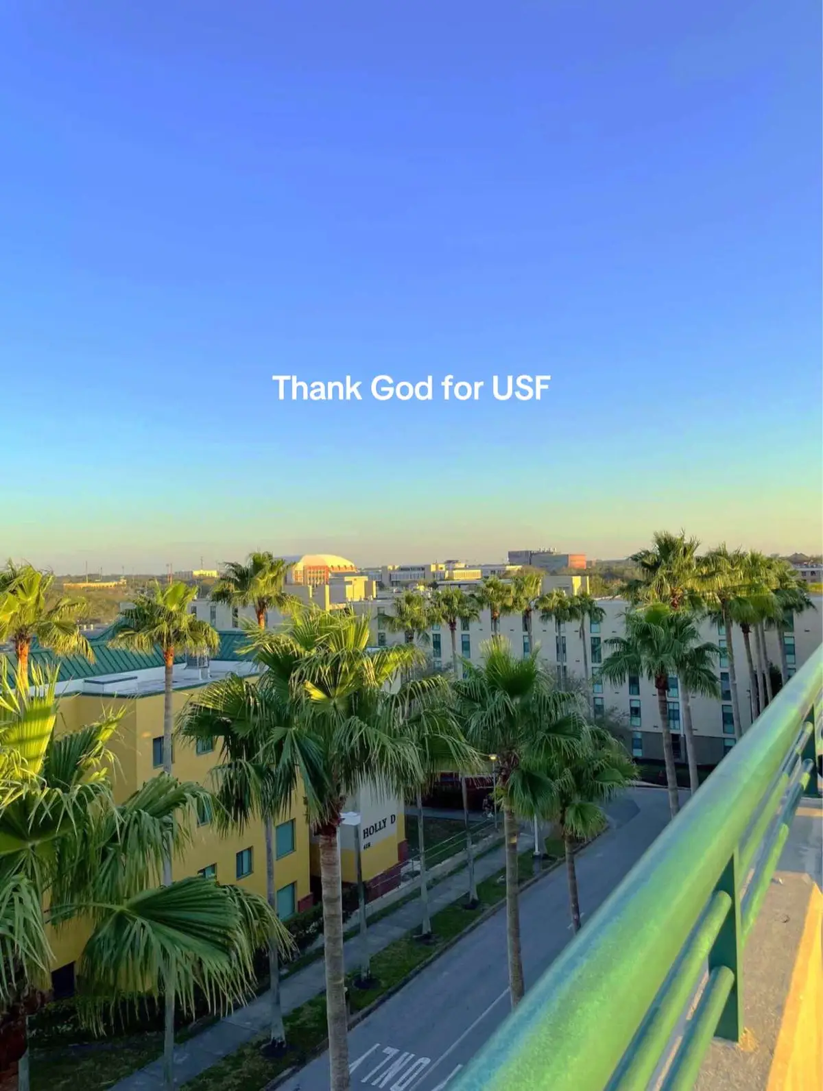 Thank God for USF #fyp #universityofsouthflorida #usouthflorida #southflorida #gobulls #usf #thankgod 