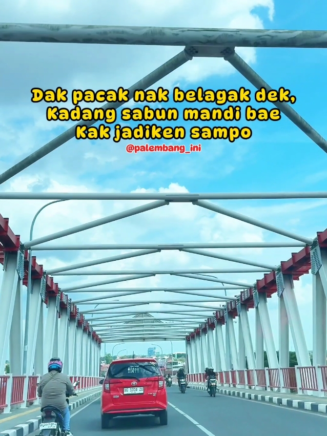 Dak tebeli dek sekinker cak itu 😀 #palembang #bahasopalembang 