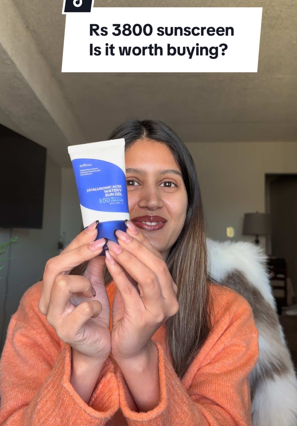 YouTube, instagram: Akriti Yadav  Rs 3800 sunscreen is it worth buying ?  @isntree  #akritiyadav #sunscreen #koreanskincare #koreansunscreens #sunscreenreview #review #skincarereview #skincare #combinationskin #dryskin 