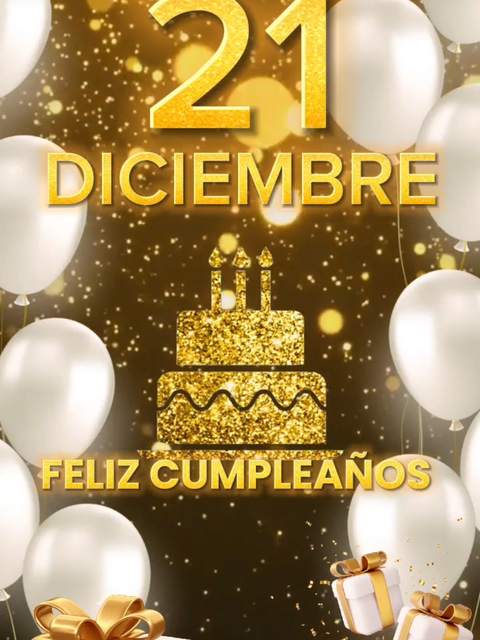 Feliz cumpleaños para dedicar🥳🎁🎂#felizcumpleaños #felizcumpleaños🌹🎂🧁🎁🎉🎊 #paradedicar #21dediciembre #felizcumple #felicidades #felizcumpleaños #Viral #fyp #CapCut #parati #felizcumpleaños #felizcumpleaños🌹🎂🧁🎁🎉🎊 