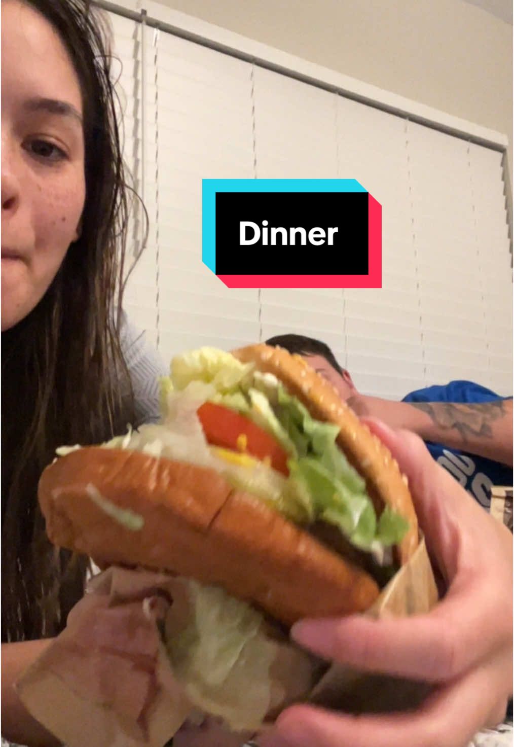 Jordan aggravating me always #marriage #couple #funny #Love #food #mukbang #burgerking #dinner 