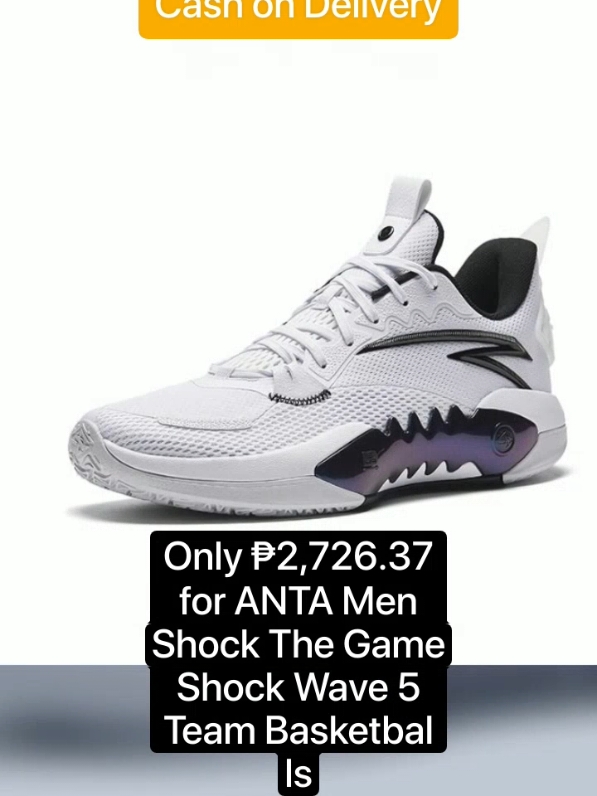 ANTA Men Shock The Game Shock Basketball Shoes #antashoes #anta #basketballshoes #shoes 